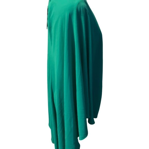 Belle Badgley Mischka Green High-Low Hem Tunic Top S 100% Polyester New With Tag - Picture 2 of 7